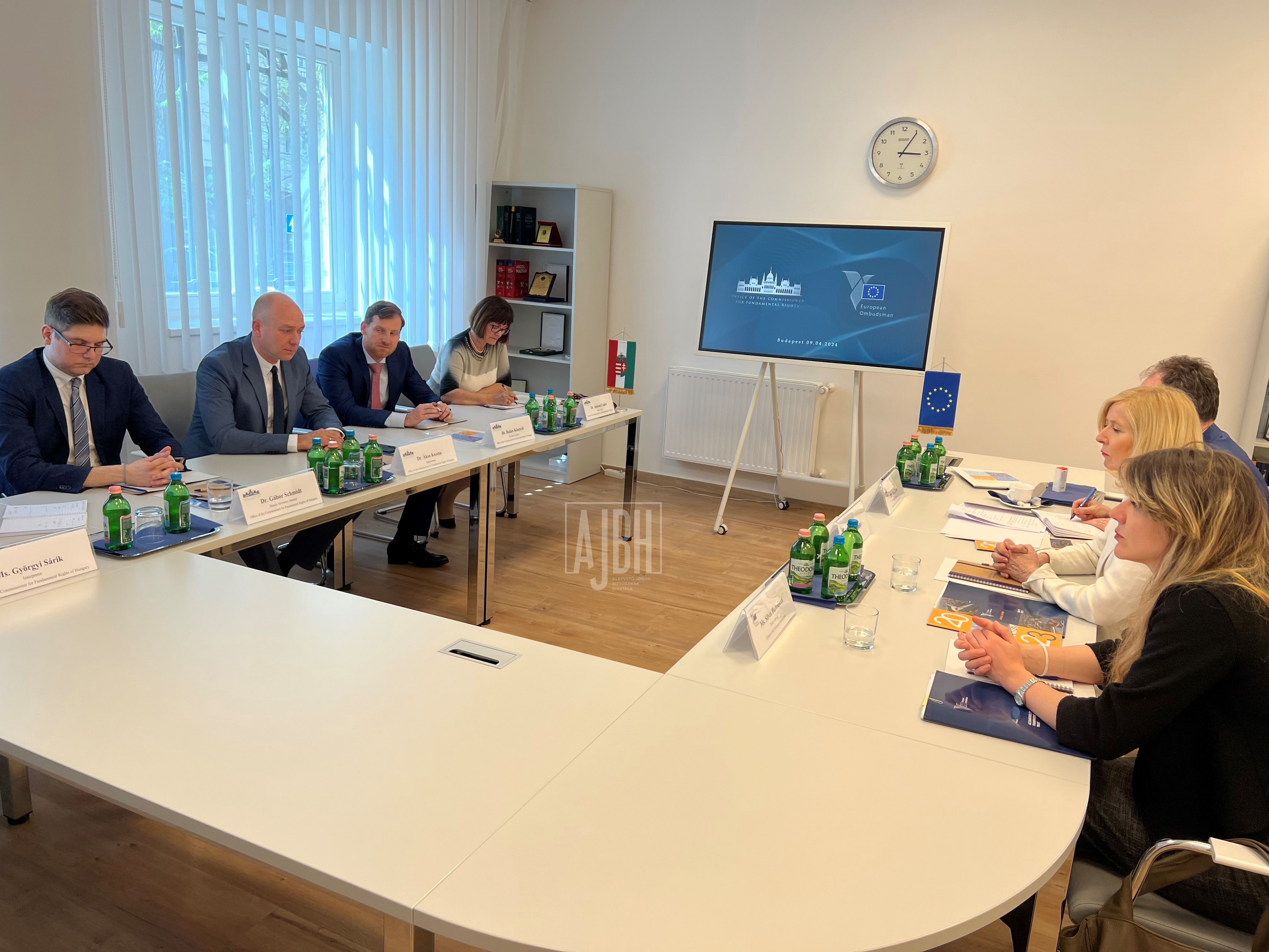 Commissioner for Fundamental Rights Hosts European Ombudsperson